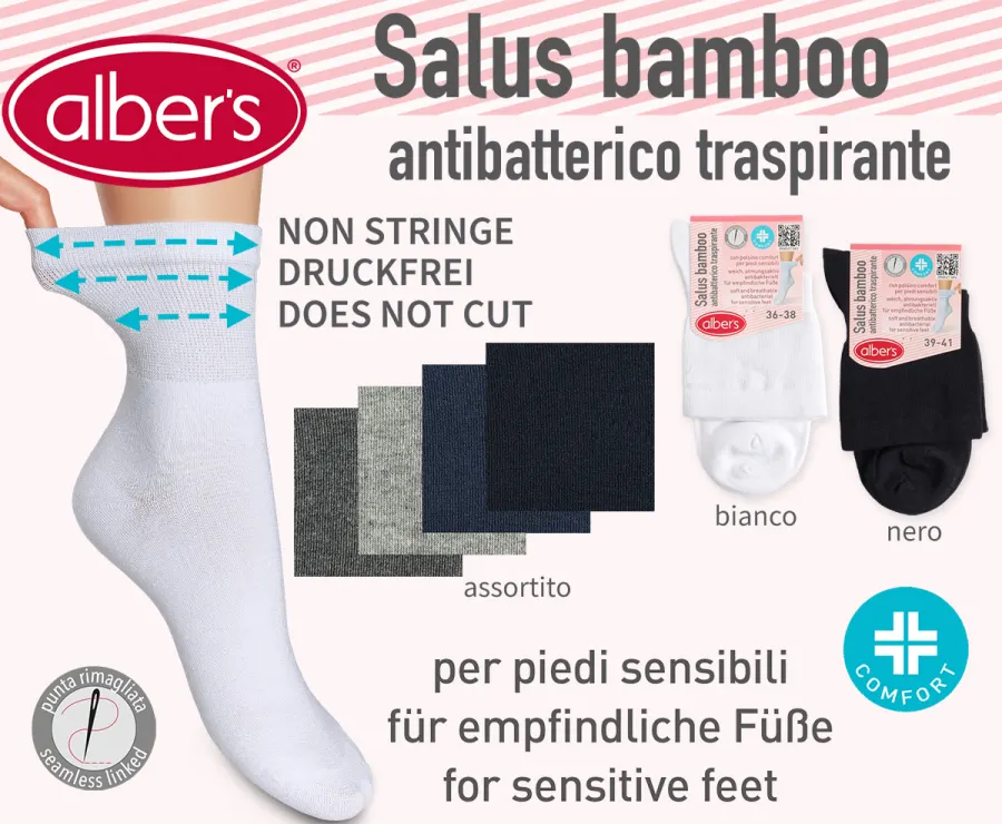 Alber's (624) Ladies sock salus bamboo